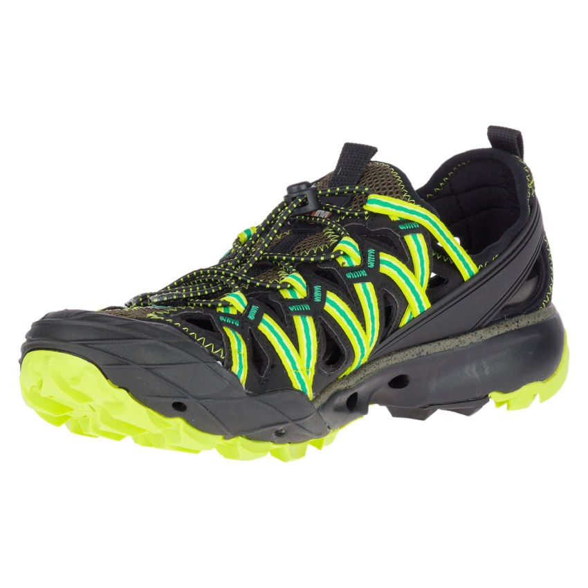 Sandales Merrell Choprock Sieve Noir/Vert Homme | L.H.OWQH